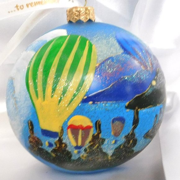 Destinations Ornament to Remember Mouth Blown Glass Adventure Theme Ornament - Picture 2 of 7